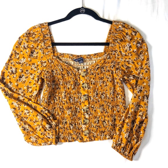 American Eagle Floral Top - Picture 1 of 6